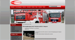 Desktop Screenshot of ff-brunnwiesen.at